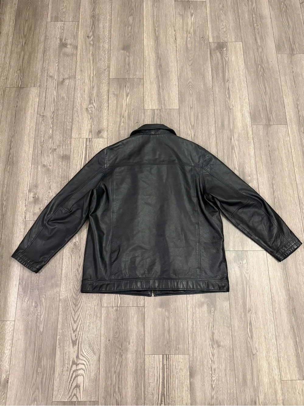 M. Julian Vintage Wilson’s Leather Full Zip Y2K Biker Men’s Size: XL Car Jacket